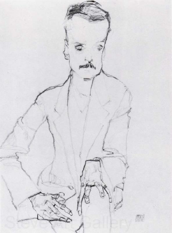 Egon Schiele Portrait of eduard kosmack